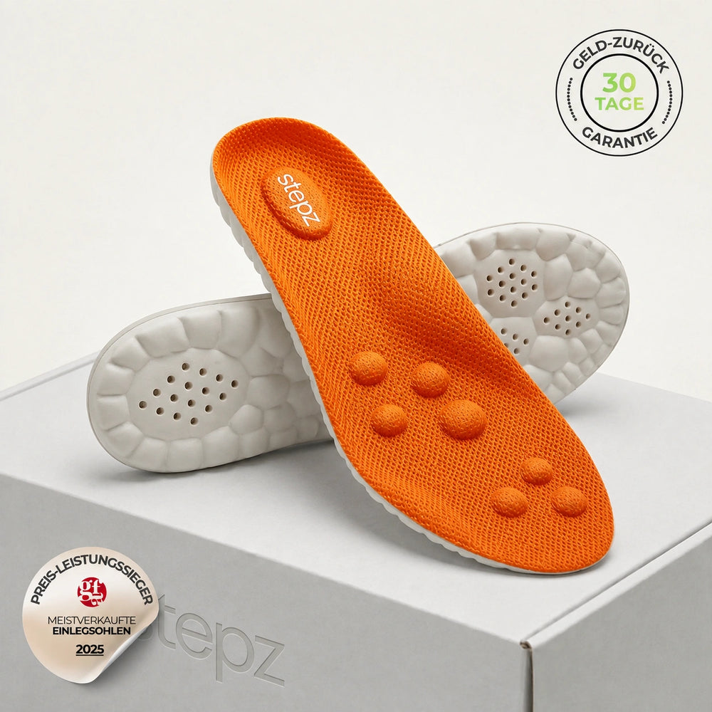 Entlastungssohlen bei Fersenschmerzen & Plantarfasziitis