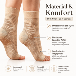 Kompressionssocken bei Fersenschmerzen & Plantarfasziitis