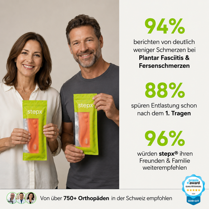 Entlastungssohlen bei Fersenschmerzen & Plantarfasziitis