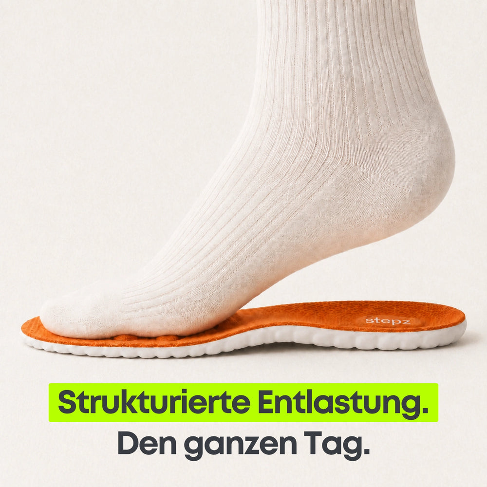 Entlastungssohlen bei Fersenschmerzen & Plantarfasziitis
