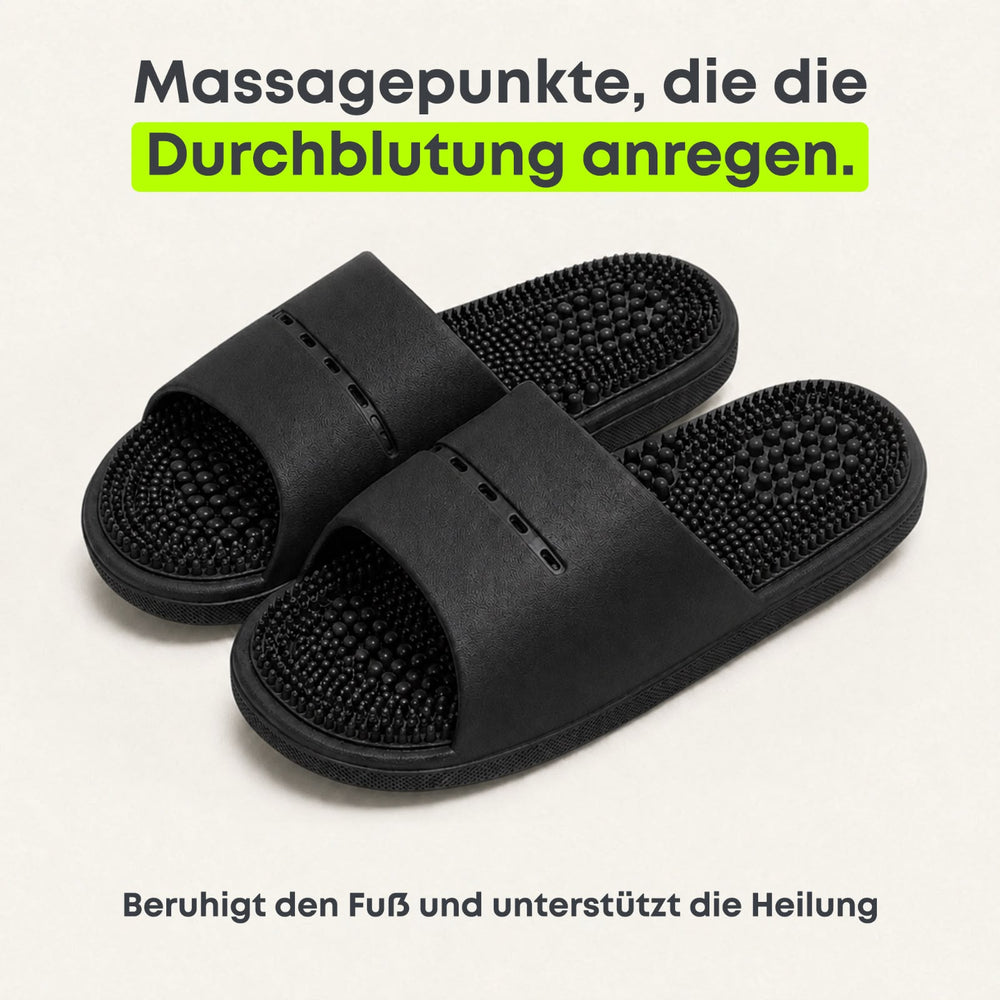 Fuß Massage Schlappen für Heilung & Regeneration